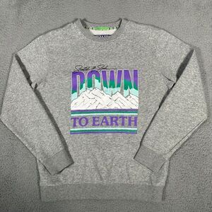 Scotch & Soda Sweatshirt Mens‎ Medium Gray Down to Earth Crewneck Mountains